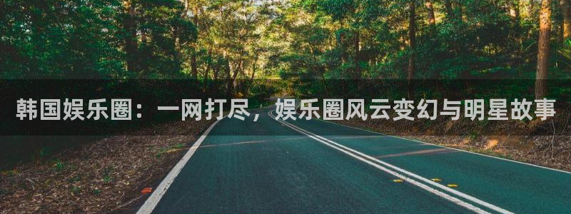 辉达平台体育在线注册：韩国娱乐圈：一网打尽，娱乐圈风云变幻与明星故事